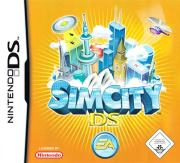 SimCity DS (Europe) (En,Fr,De,Es,It,Nl) box cover front
